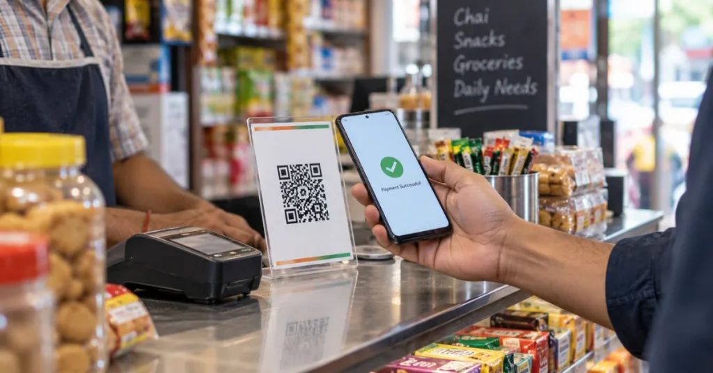 UPI merchant payment and digital payments infrastructure in India